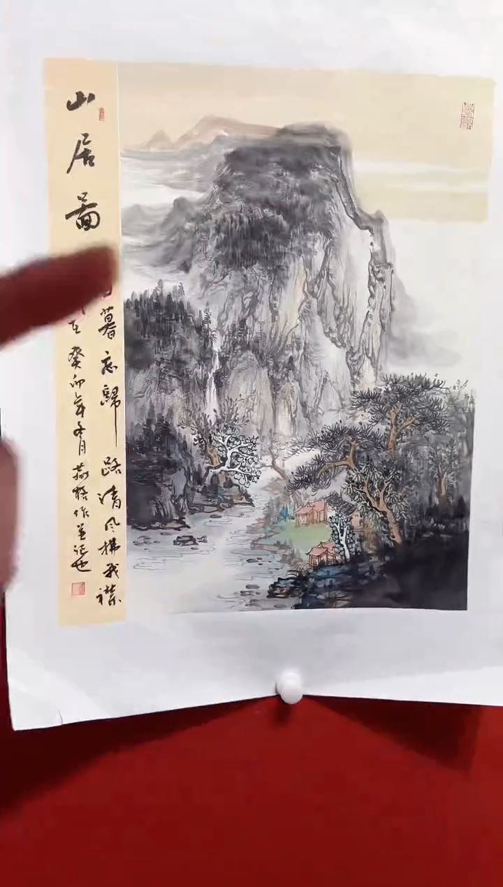 国画秦燕格国画手绘作品Y22