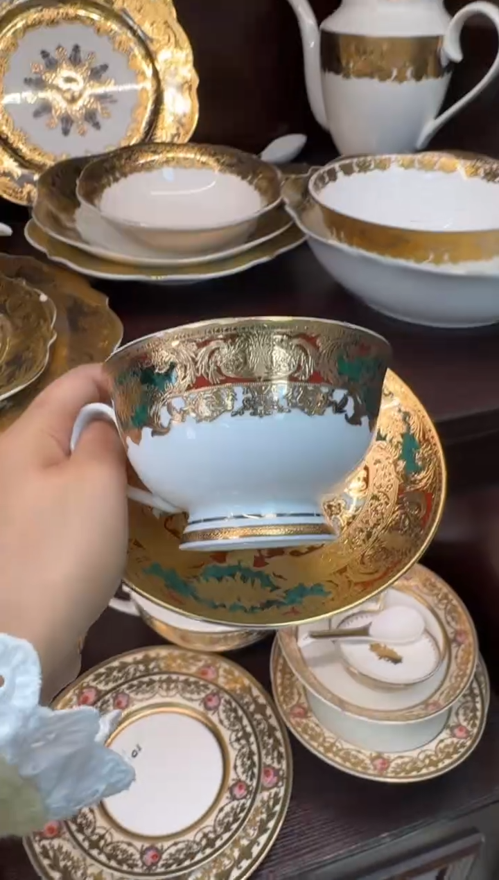 【闪购商品】瓷片咖啡杯碟福利款