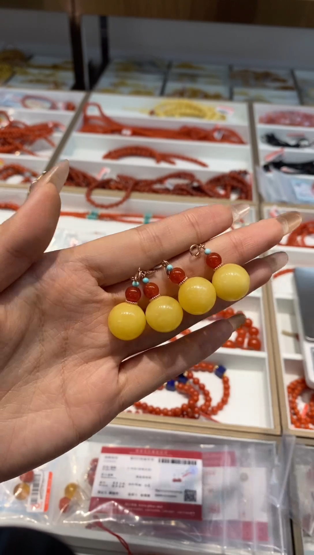 【闪购商品】琥珀颈饰未镶嵌吊坠（多样式发其一）