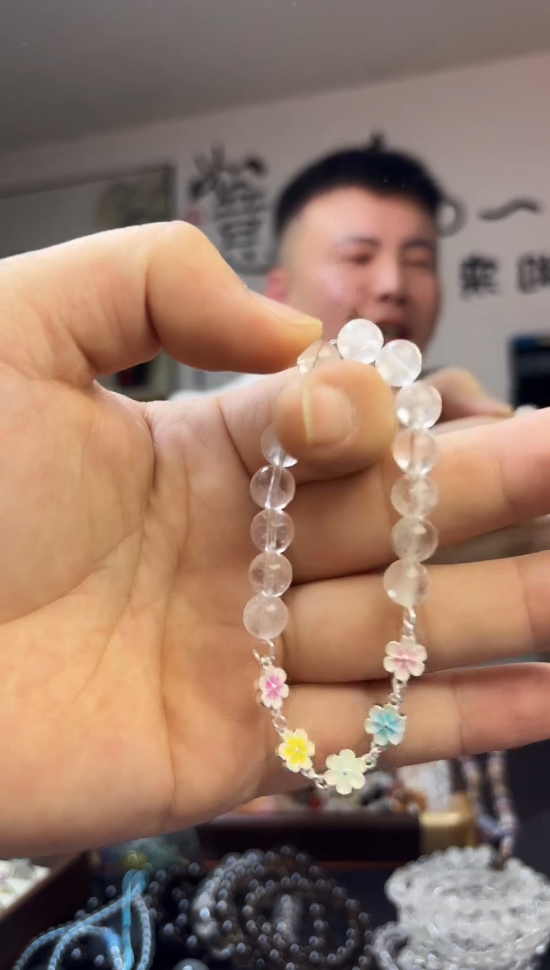 未镶嵌手链水晶手串