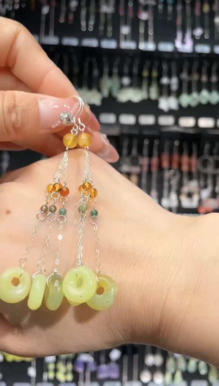 【闪购商品】紫晶耳饰银S925镶嵌 优柔寡断的小林