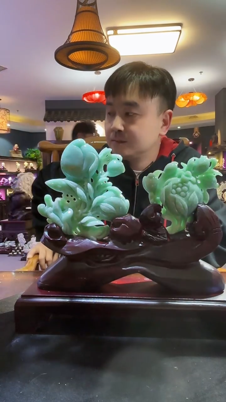 【闪购商品】定制翡翠未镶嵌08/0112/Y/花