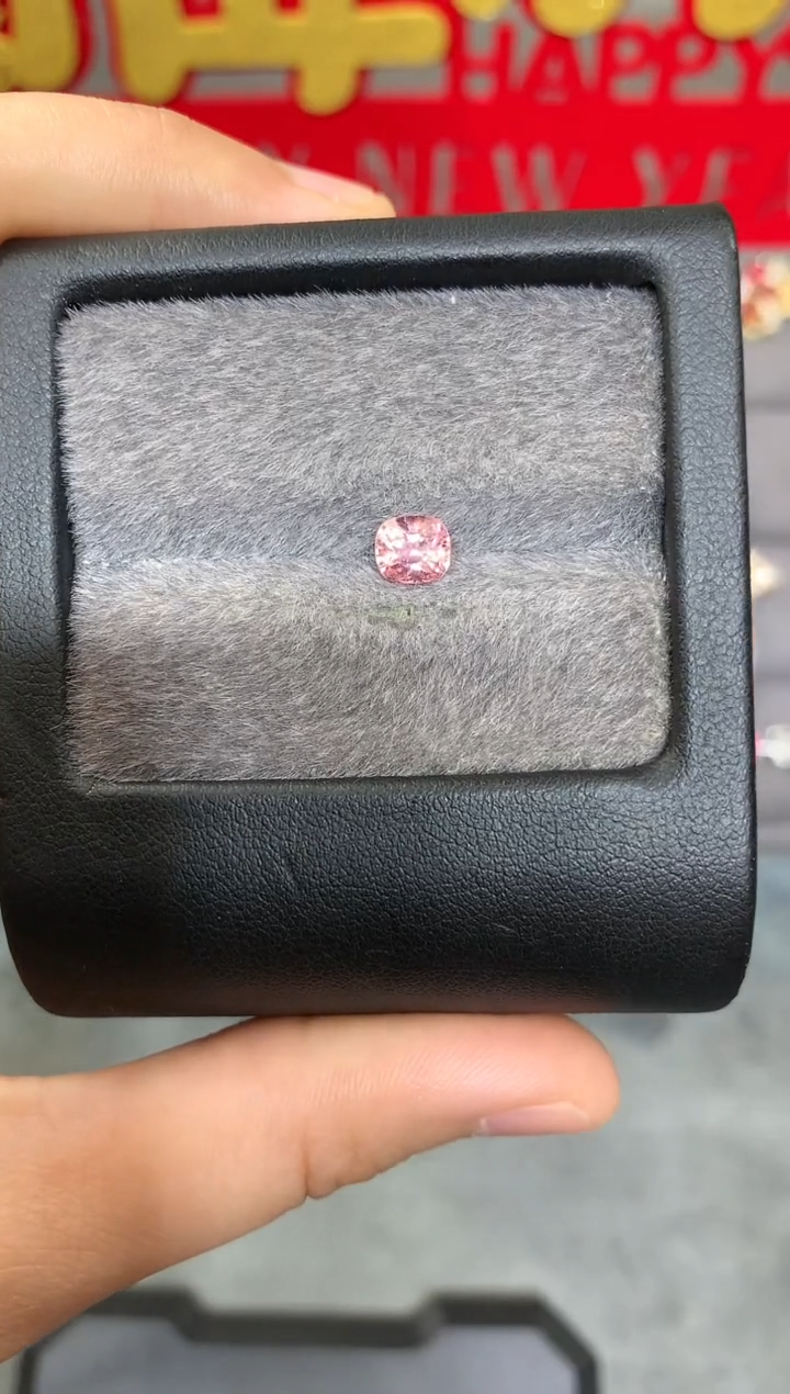 【闪购商品】定制尖晶石裸石未镶嵌枕型 粉蔷薇色调 0.83ct
