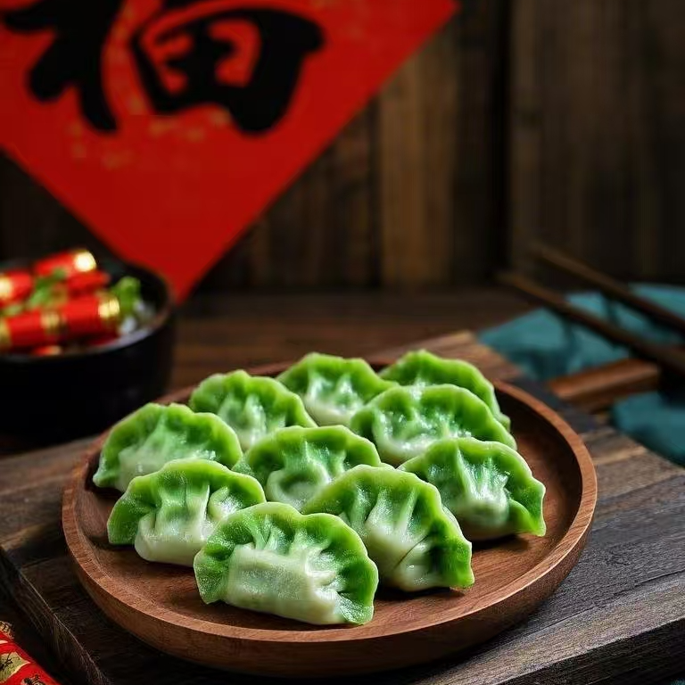 果蔬手工饺子15个一盒
