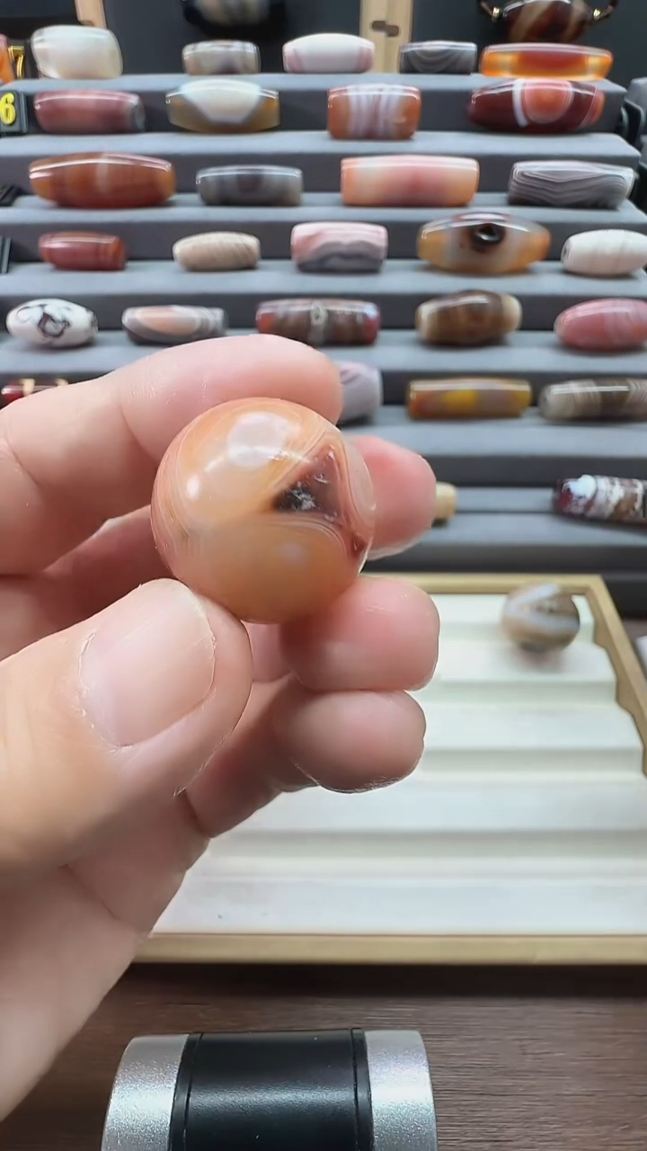 未镶嵌颈饰玛瑙/玉髓韭**子玛瑙26