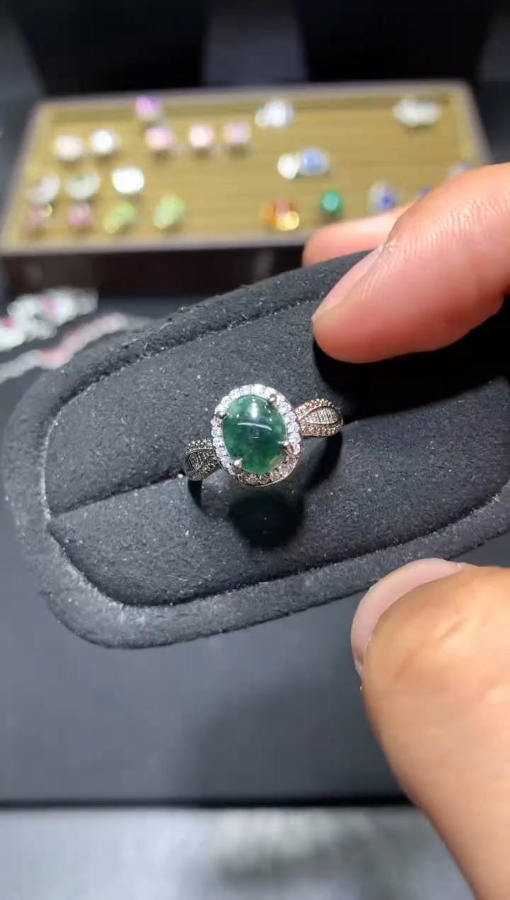 未镶嵌戒指翡翠F80【多样性发其一】