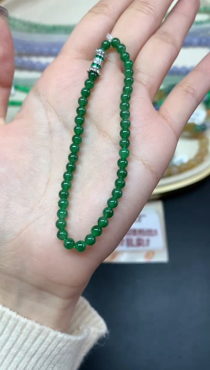 【闪购商品】翡翠手链未镶嵌手串A206|3800