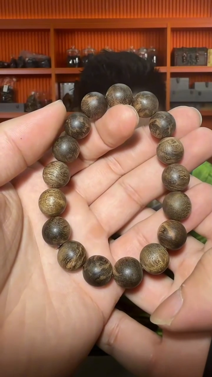 沉香手串98号单圈伽罗1.2多样性发一