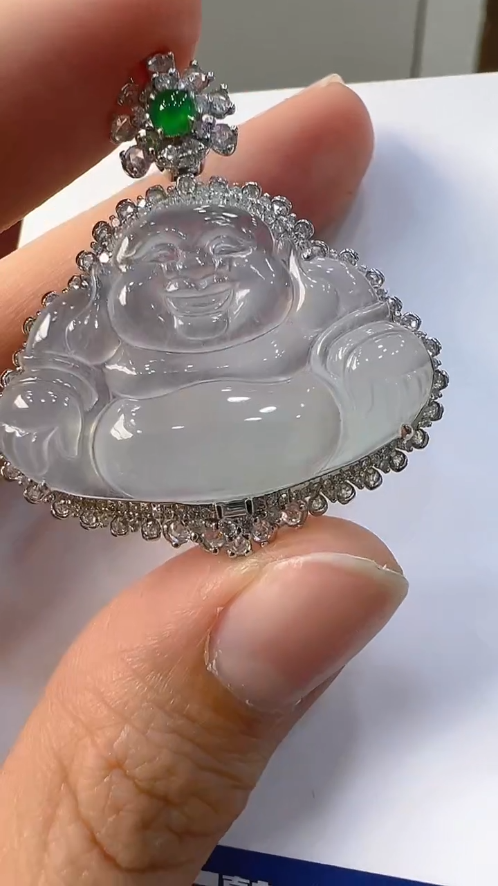 【闪购商品】翡翠吊坠(不含链)18K金镶嵌多样性团购发一件