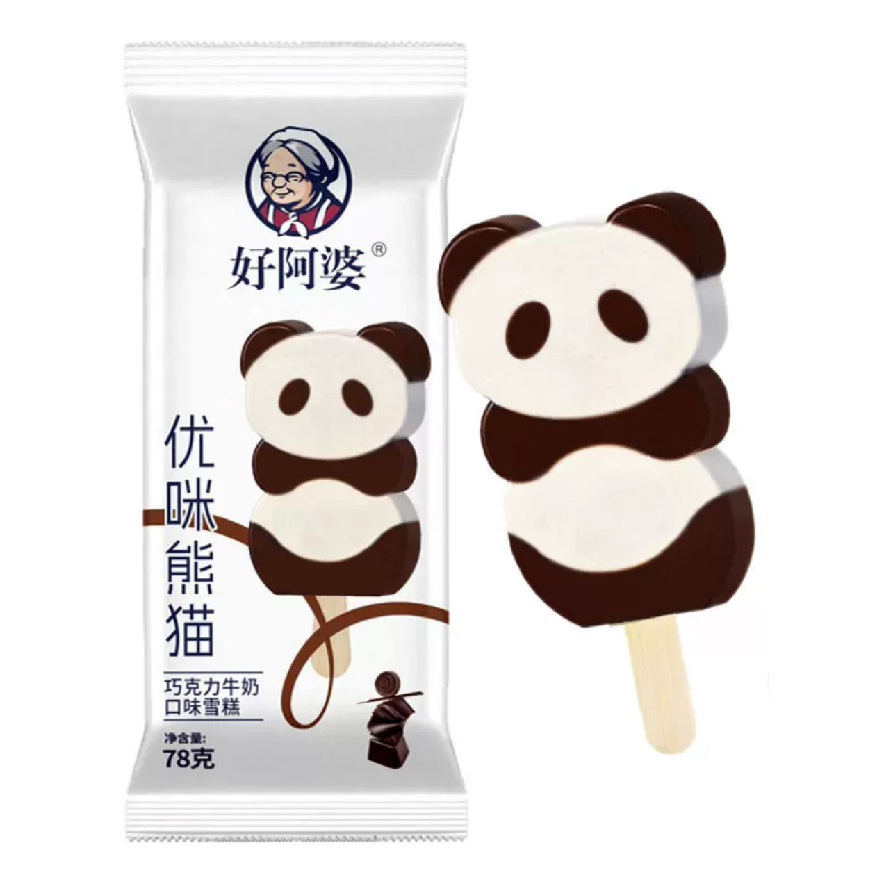 好阿婆优咪熊猫雪糕78g
