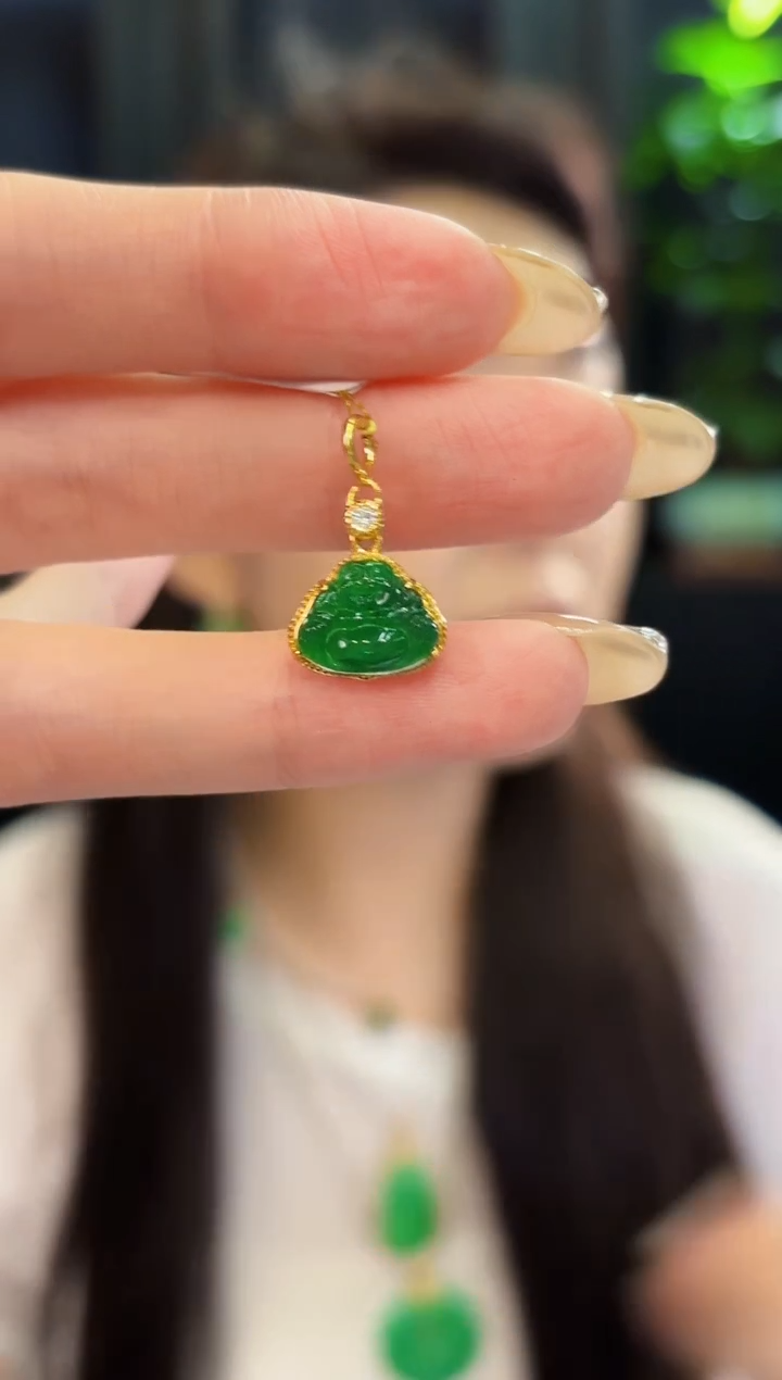 翡翠未镶嵌颈饰缅料A货/多样性发货/一件
