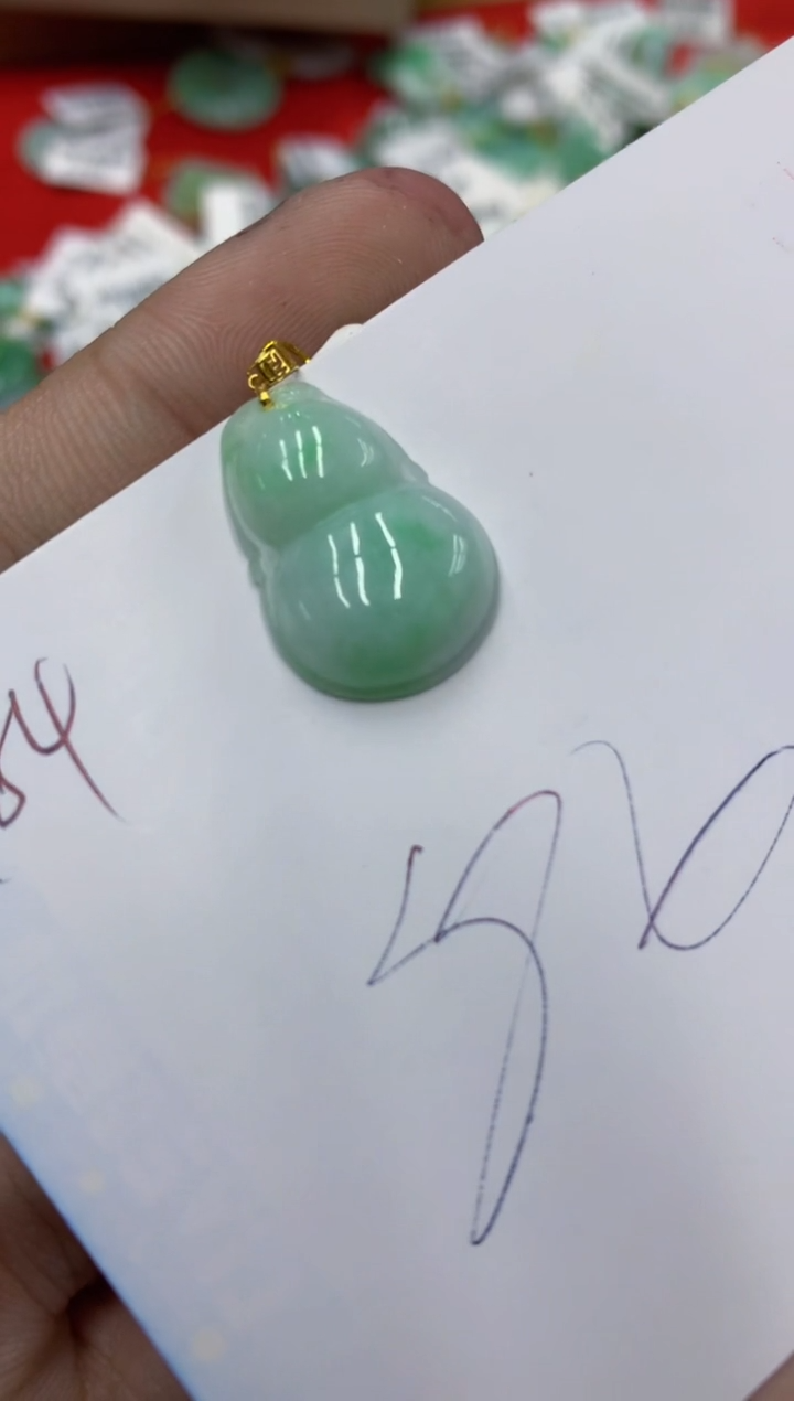 【闪购商品】翡翠颈饰18K金镶嵌号链接1111111