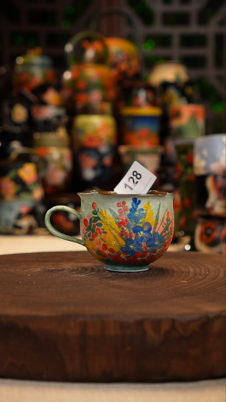 油画   手绘釉下彩128