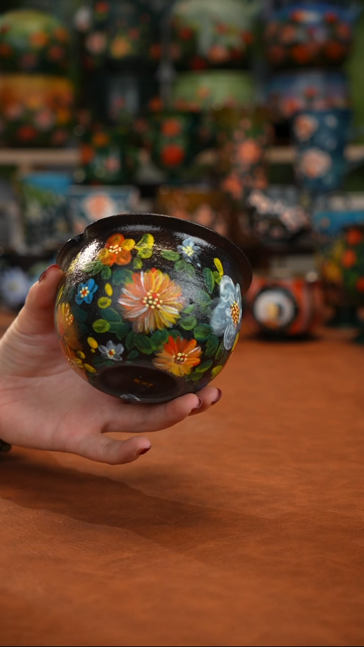 陶瓷油画釉下彩手绘