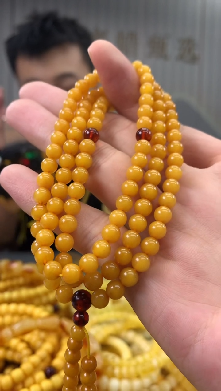 未镶嵌蜜蜡裸石链子多样性发其一