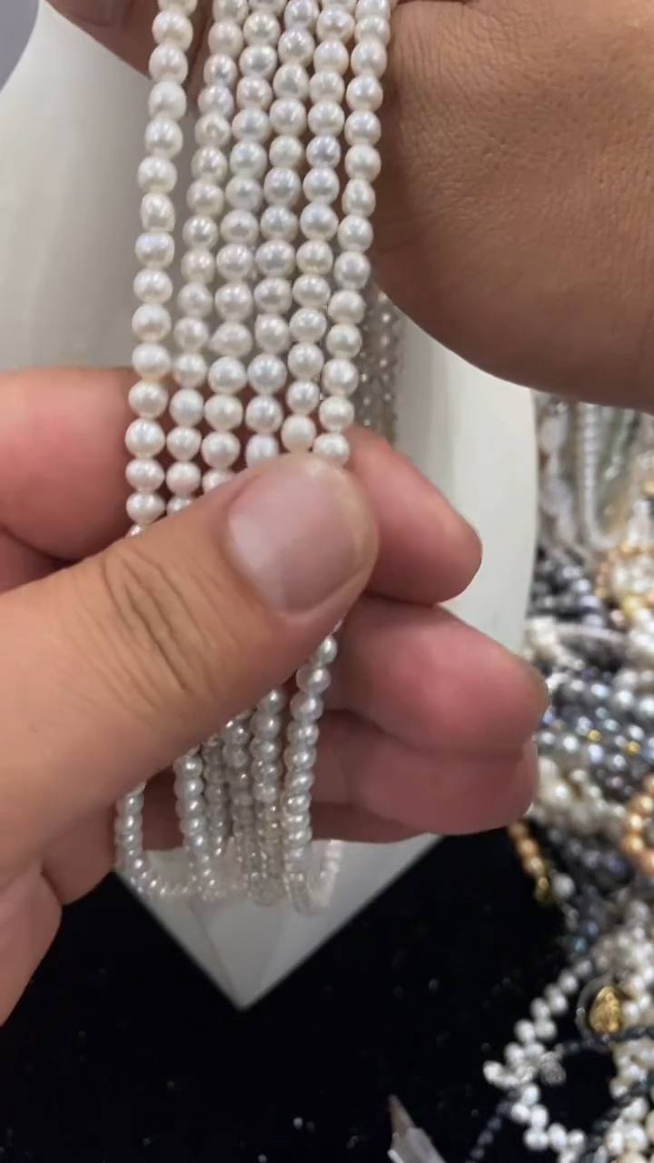 淡水珍珠未镶嵌项链1