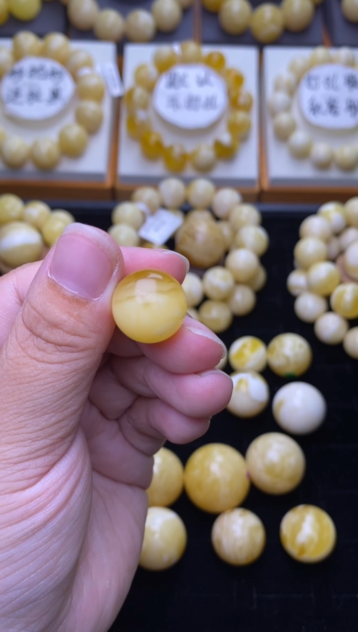 裸石琥珀未镶嵌大小姐珠宝严选123