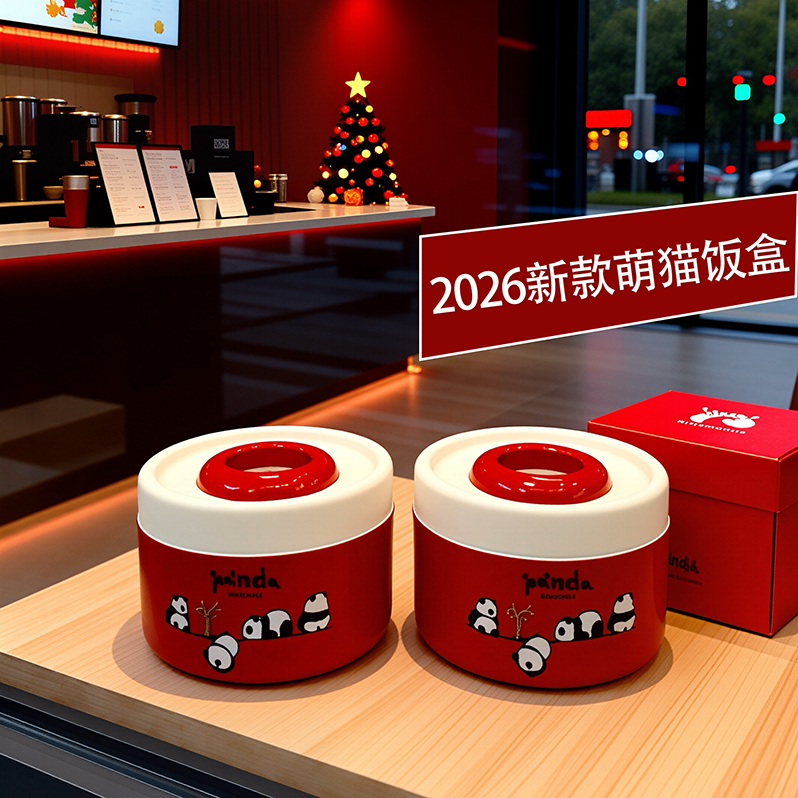 316不锈钢便携保温日式饭盒隔热防烫家用2层便当盒上班族手提汤罐