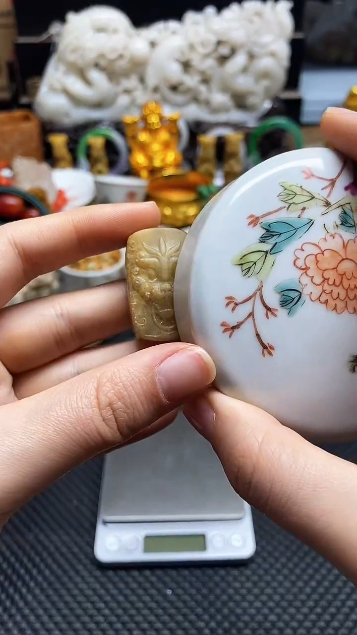 【闪购商品】瓷片瓷片瓷器 摆件1个