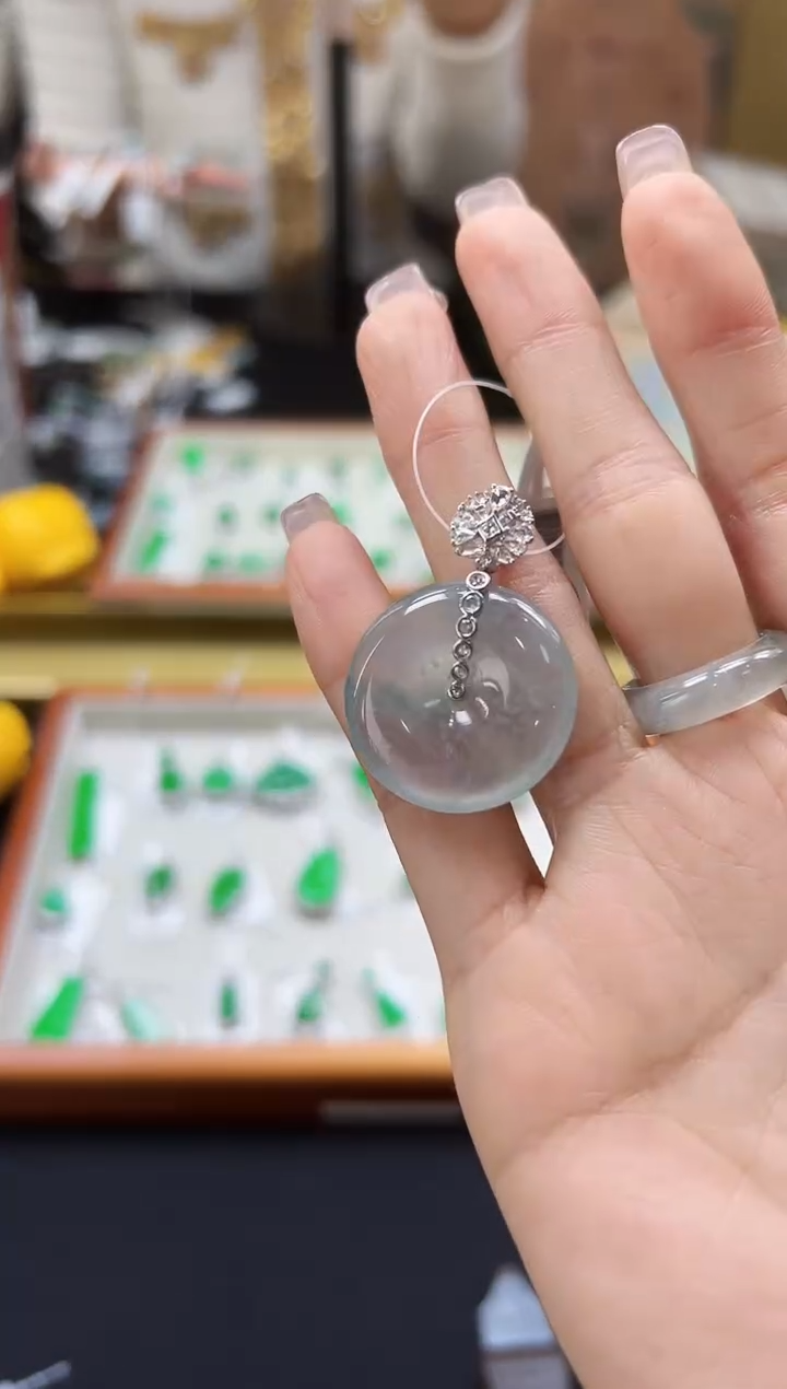 【闪购商品】翡翠颈饰18K金镶嵌DFZ0212-108