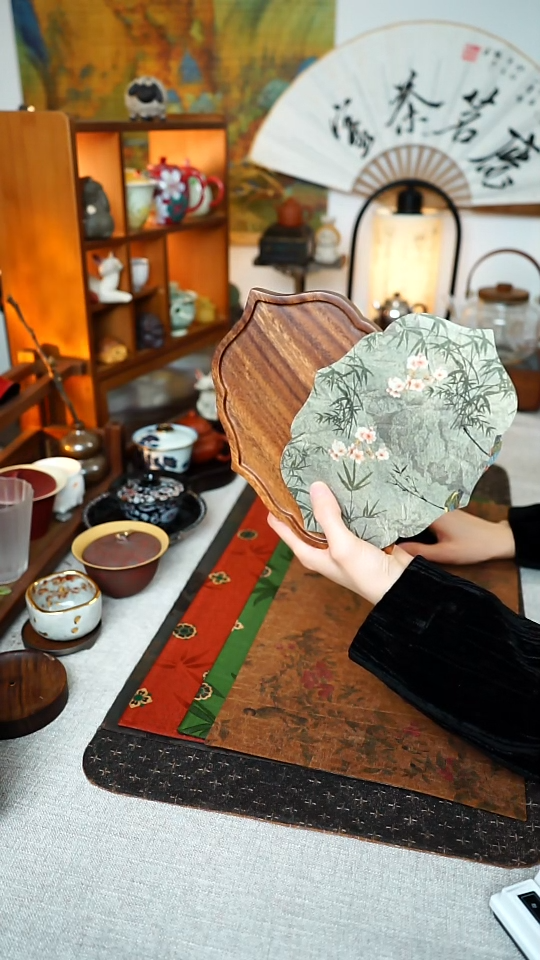 【闪购商品】微瑕折扣 原价78胡桃木壶承  介意勿拍