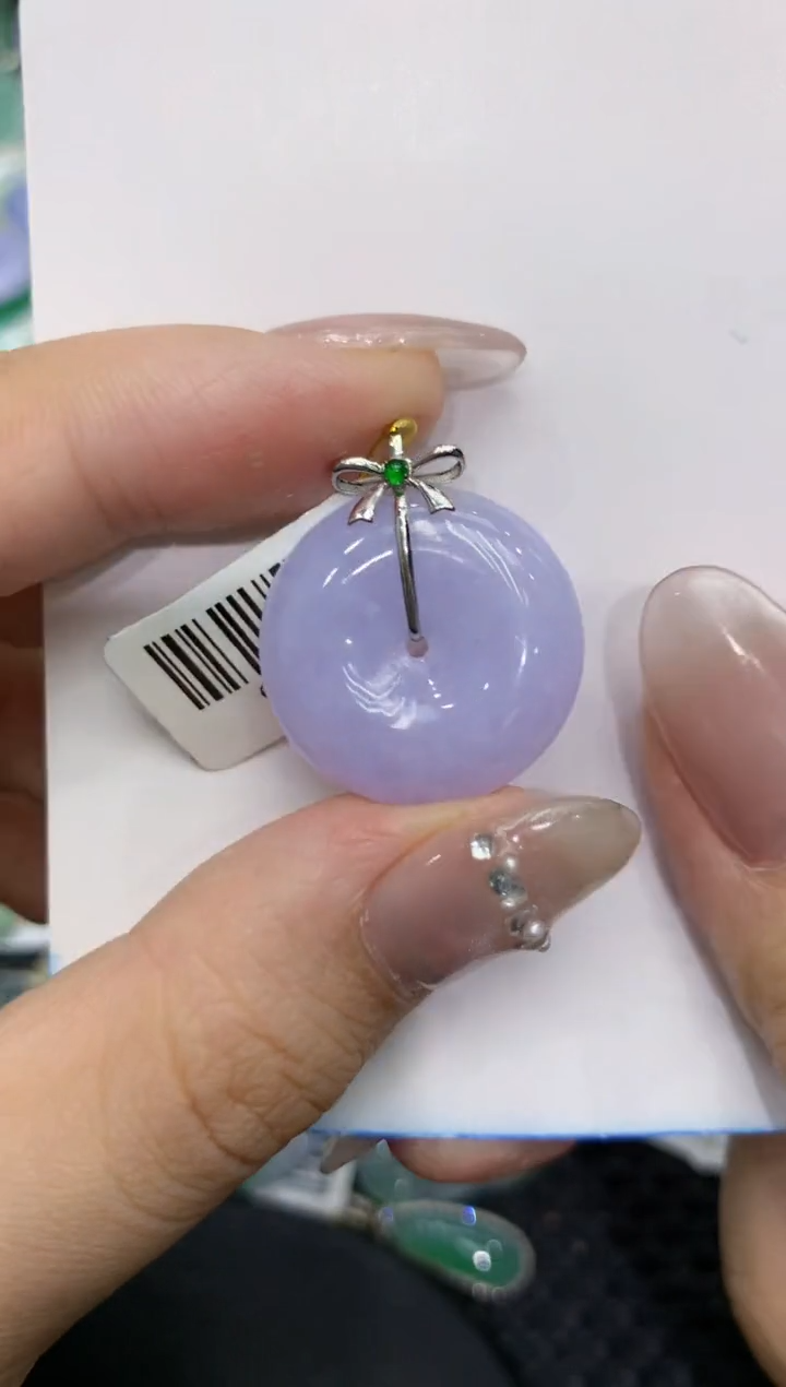 【闪购商品】翡翠颈饰18K金镶嵌222222222