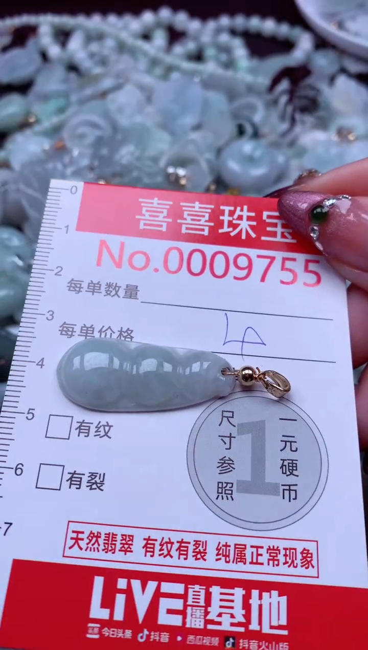 颈饰未镶嵌翡翠9755