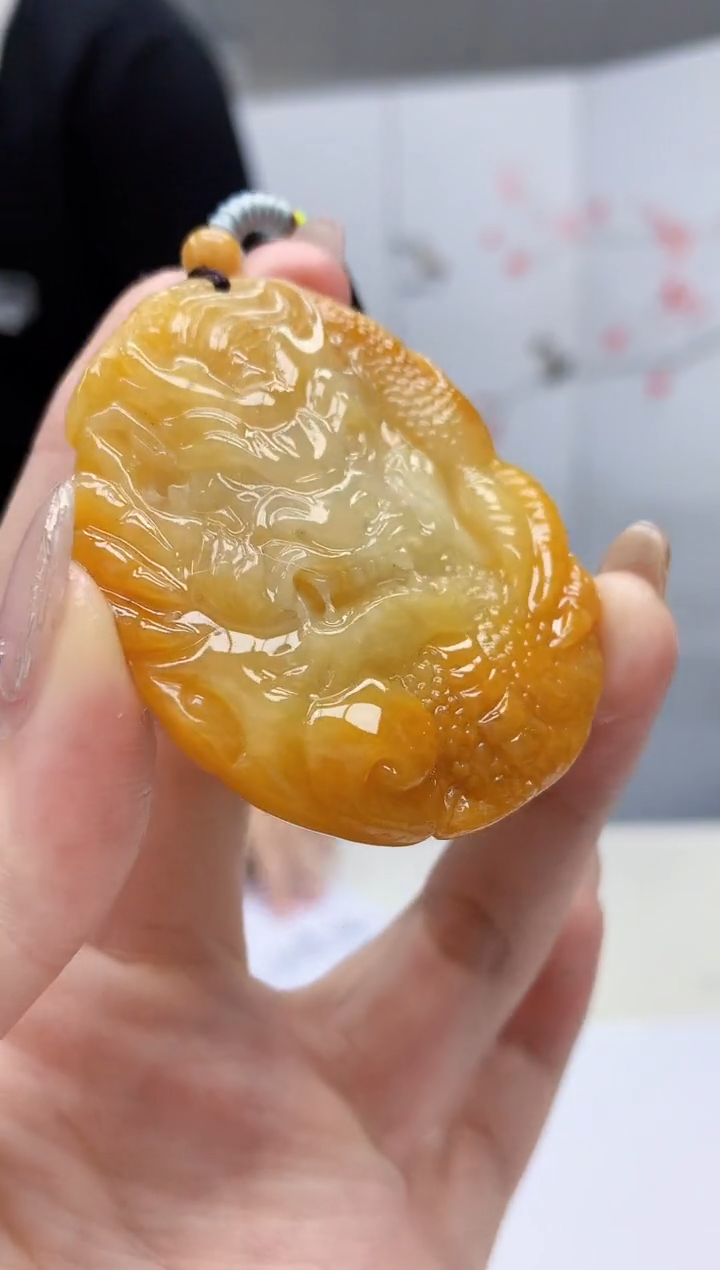 【闪购商品】定制翡翠未镶嵌5145jw-毛货挂件15