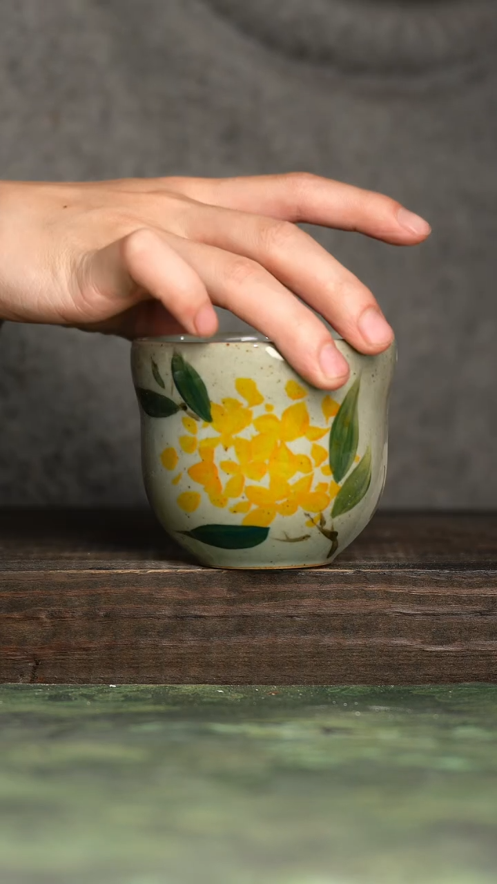 【闪购商品】杯青诗手工手绘瓷器