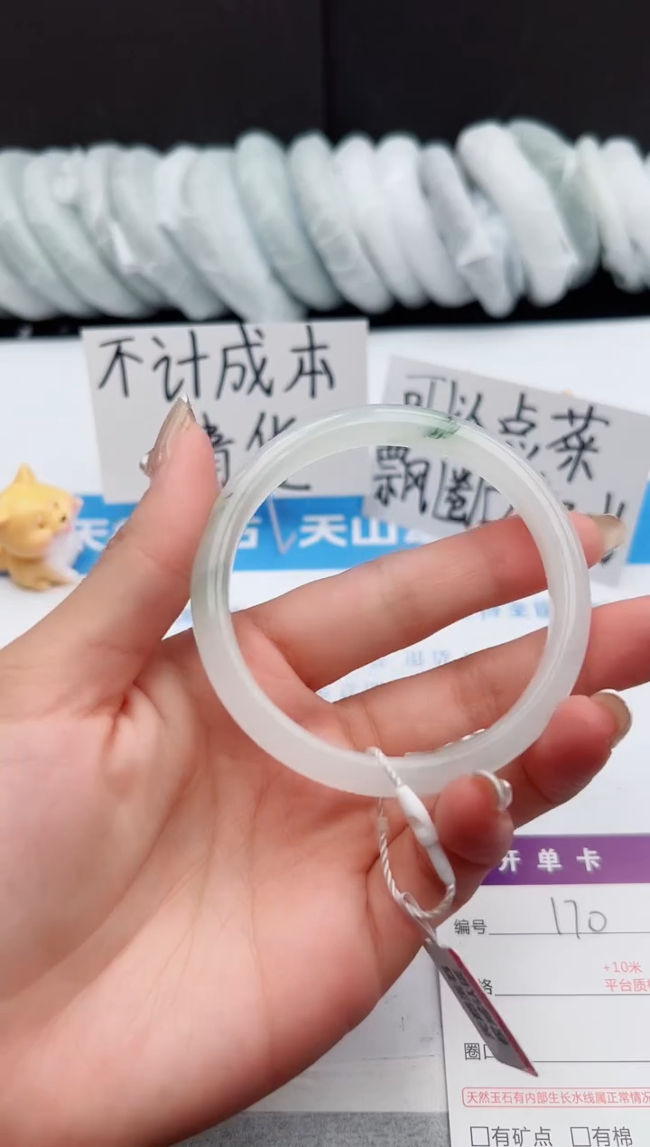 【闪购商品】石英质玉手镯未镶嵌170