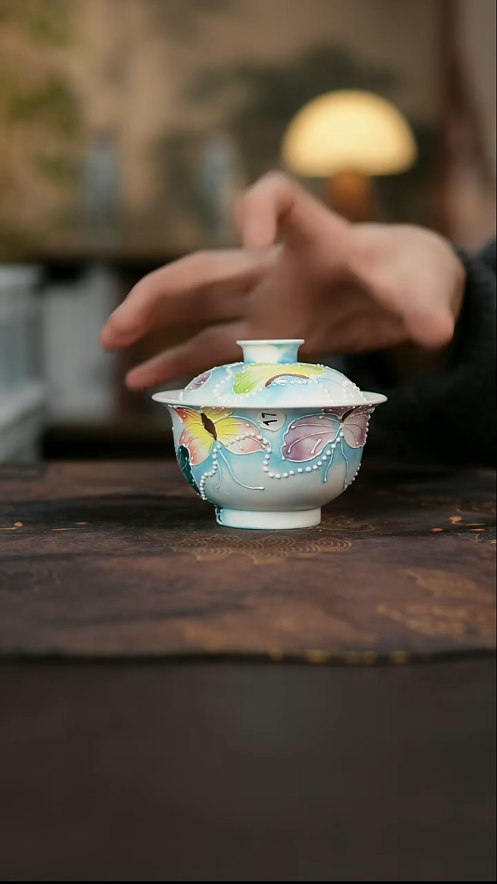 景德镇陶瓷杯碗柴烧多人