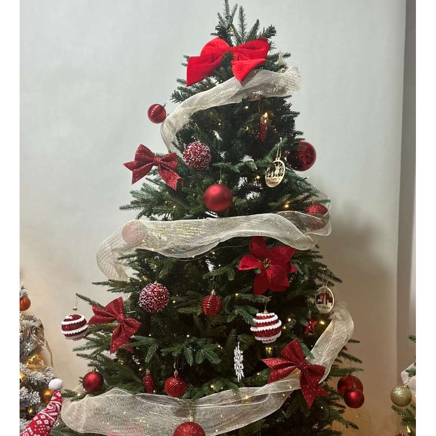 厂家直销2.1米PE+PVC混合圣诞树 豪华加密款