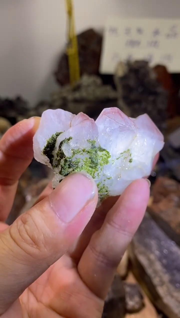 未镶嵌珠宝半成品水晶25号绿帘花园