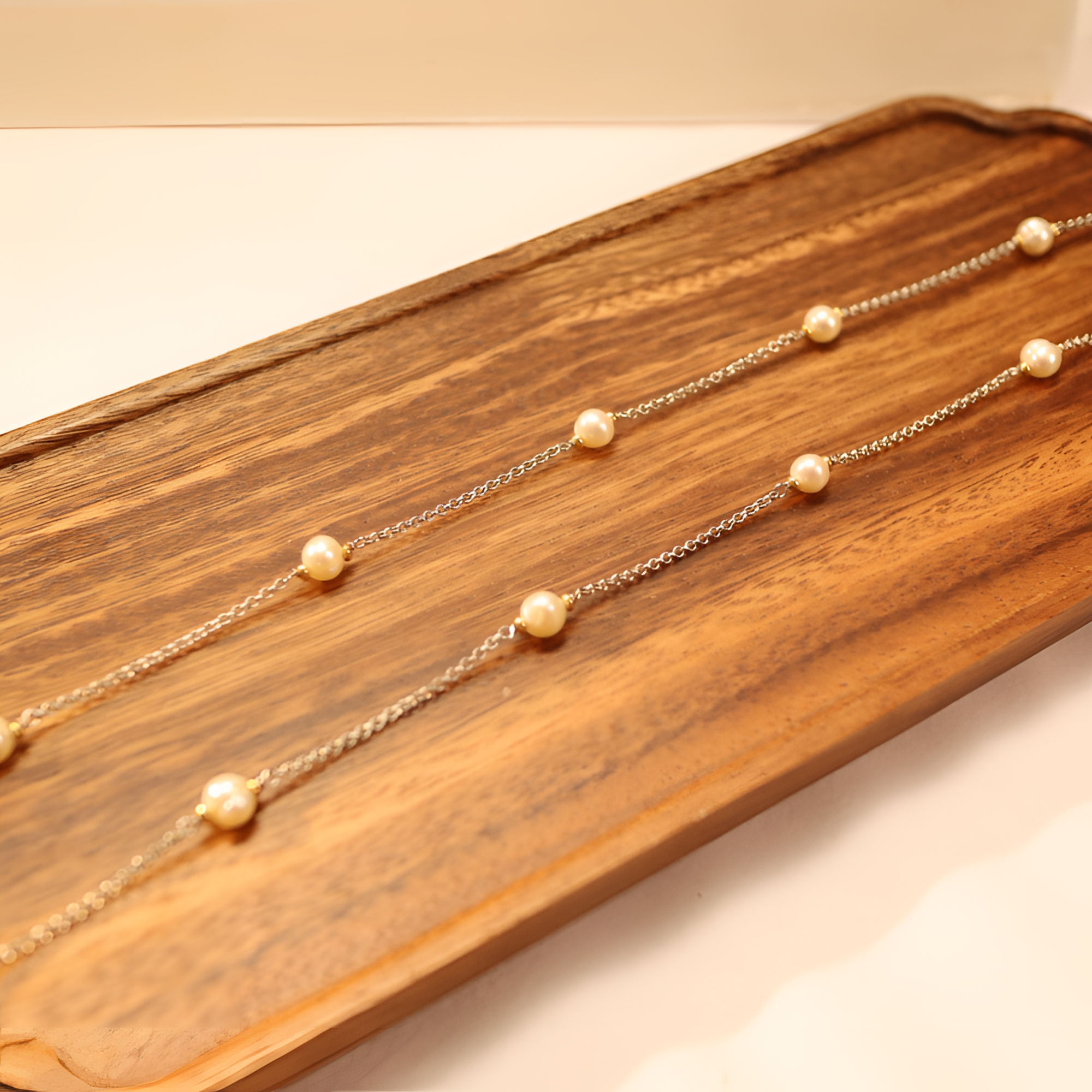 2025意大利琉璃加长款毛衣链一款多戴近圆珍珠加长款毛衣链时尚款