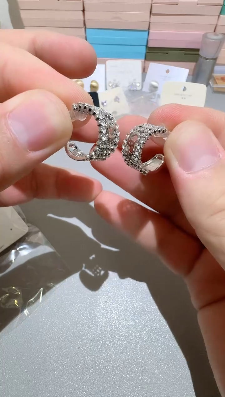 铜合金合成立方氧化锆925银B09