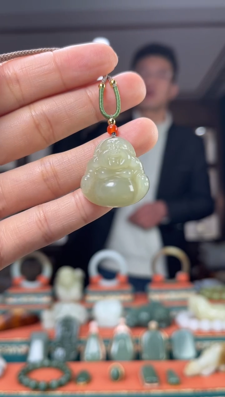 【闪购商品】和田玉颈饰未镶嵌佩佩25mm左右