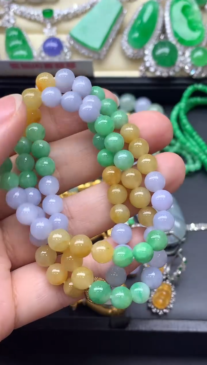 未镶嵌手链翡翠云*599-中国好珍宝