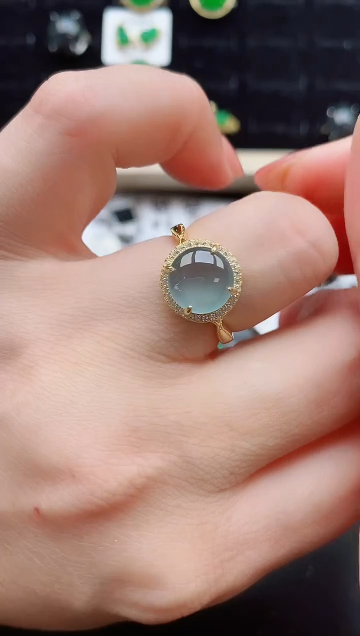 【闪购商品】翡翠戒指银S925镶嵌1212121