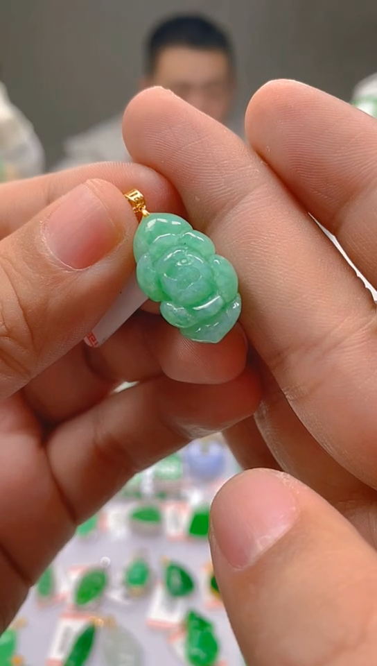 【闪购商品】翡翠颈饰18K金镶嵌新号开播，全场乱卖