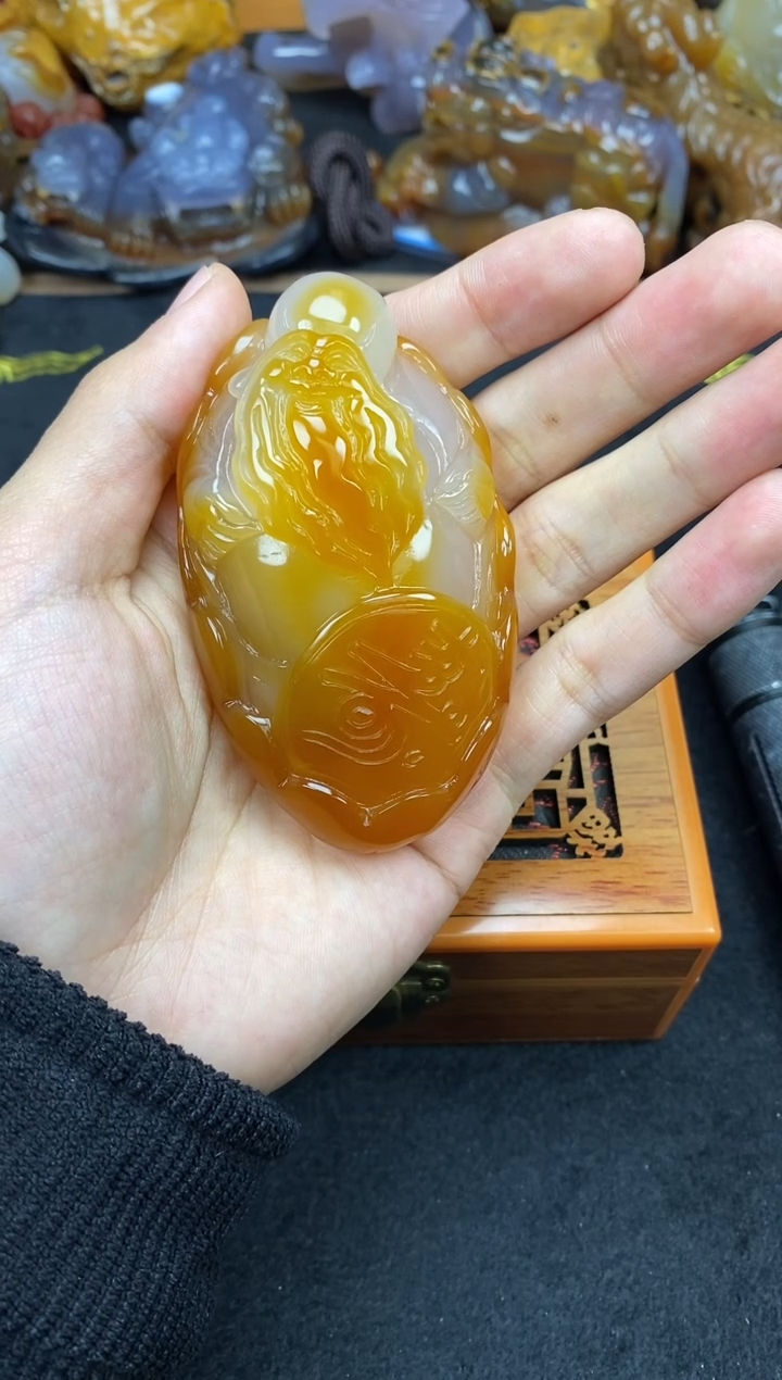 未镶嵌玛瑙/玉髓珠宝奇石往**风0