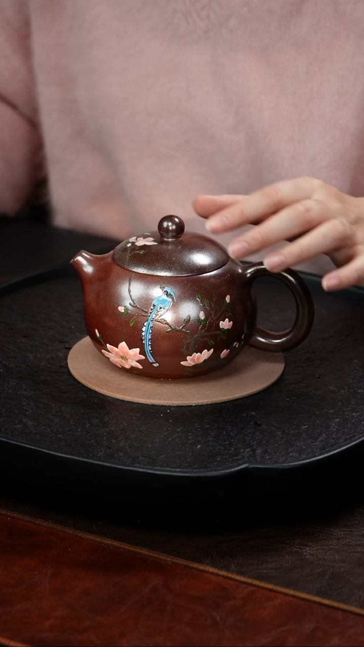 茶壶紫砂西施26 柴烧260毫升