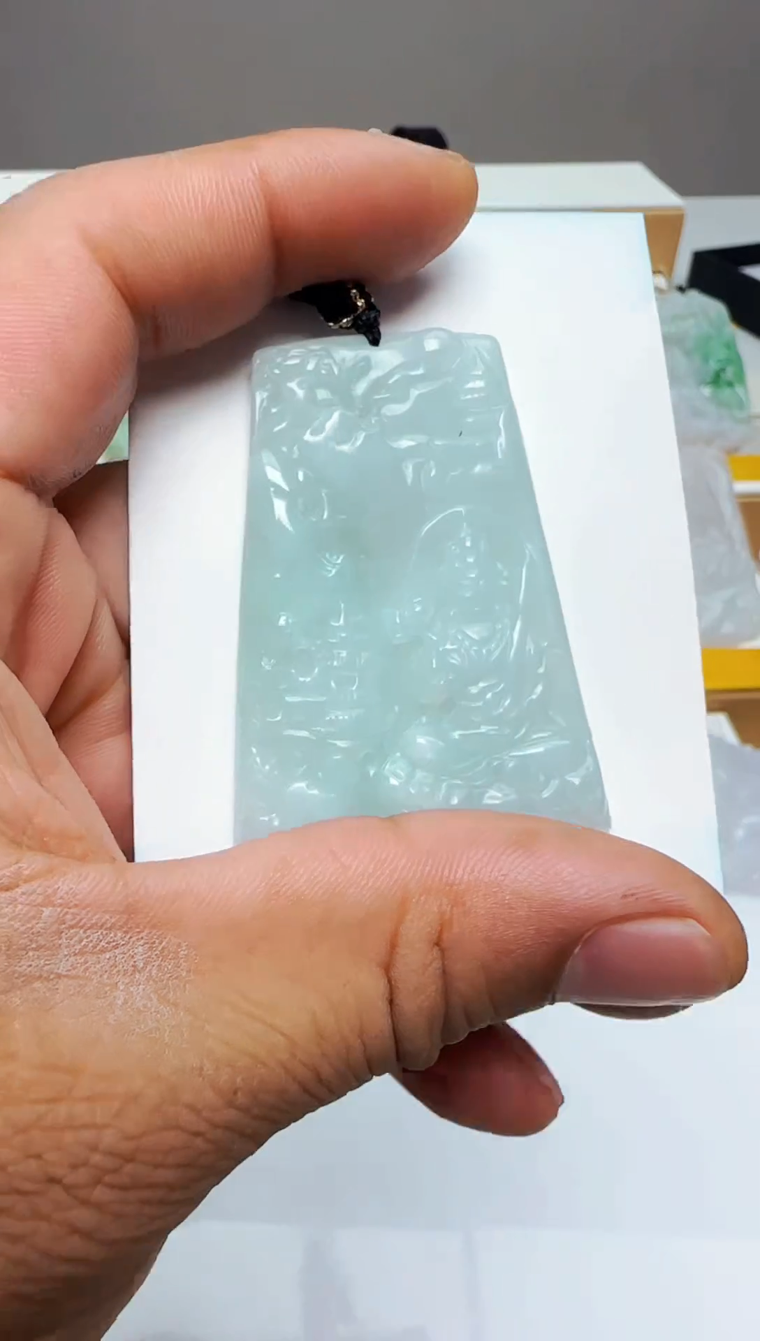 【闪购商品】翡翠颈饰未镶嵌缅甸天然A货翡翠