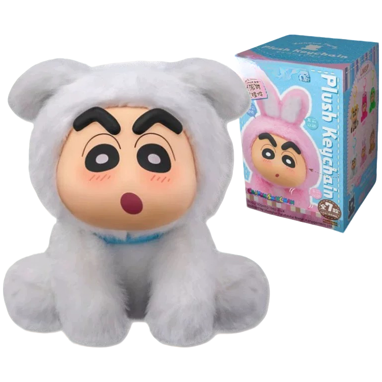 【小欣】蜡笔小新坐坐派对毛绒搪胶玩偶