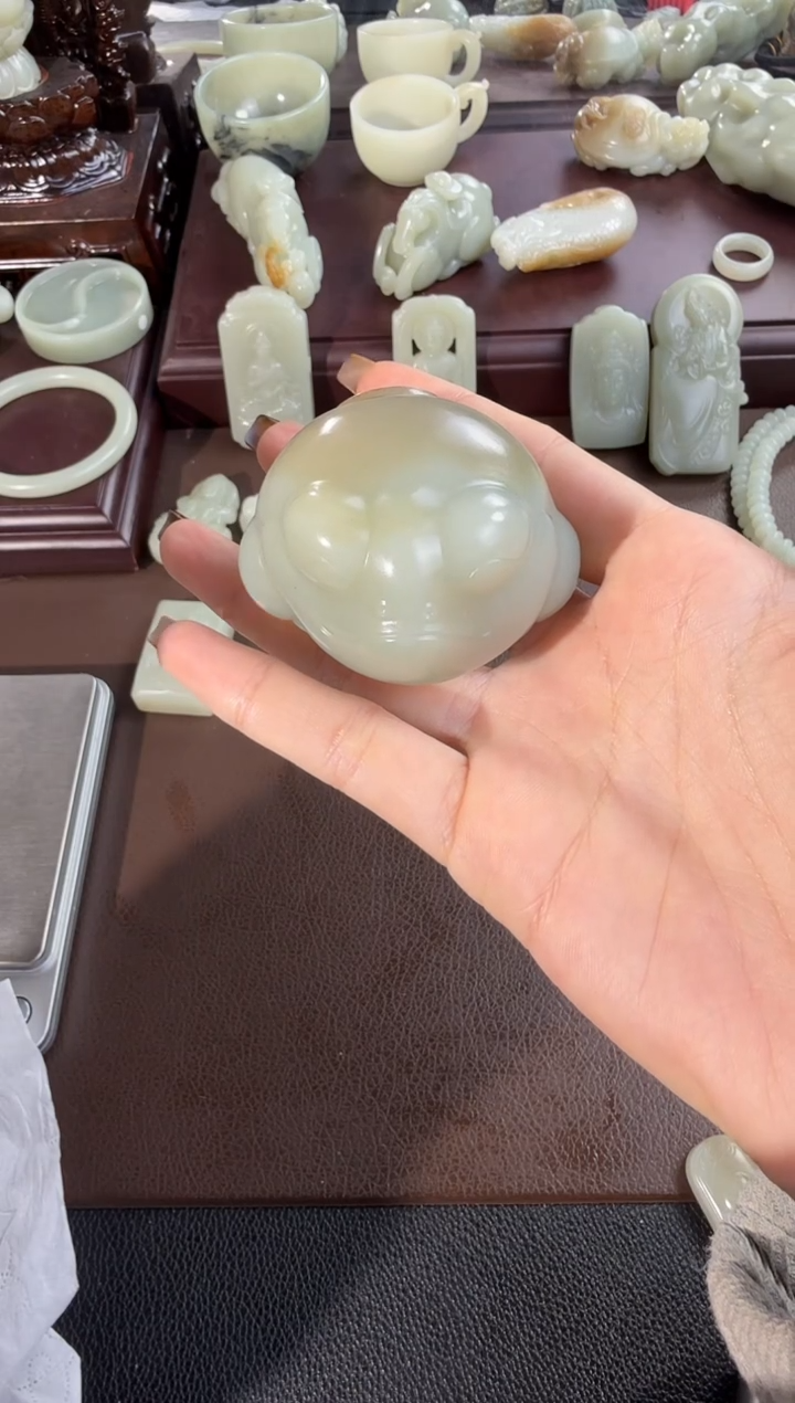 未镶嵌和田玉把件呀*66