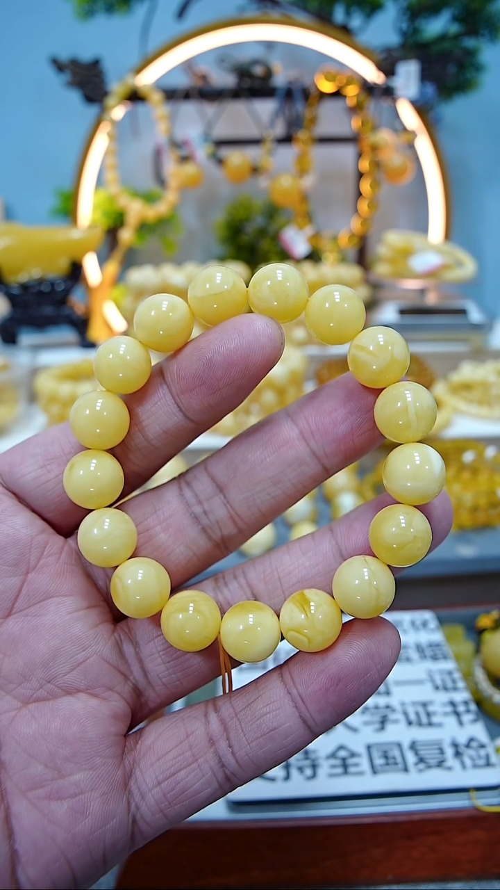 【闪购商品】蜜蜡手链未镶嵌11+*****