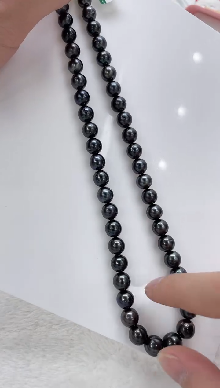 【闪购商品】海水珍珠颈饰银S925镶嵌海水珍珠项链