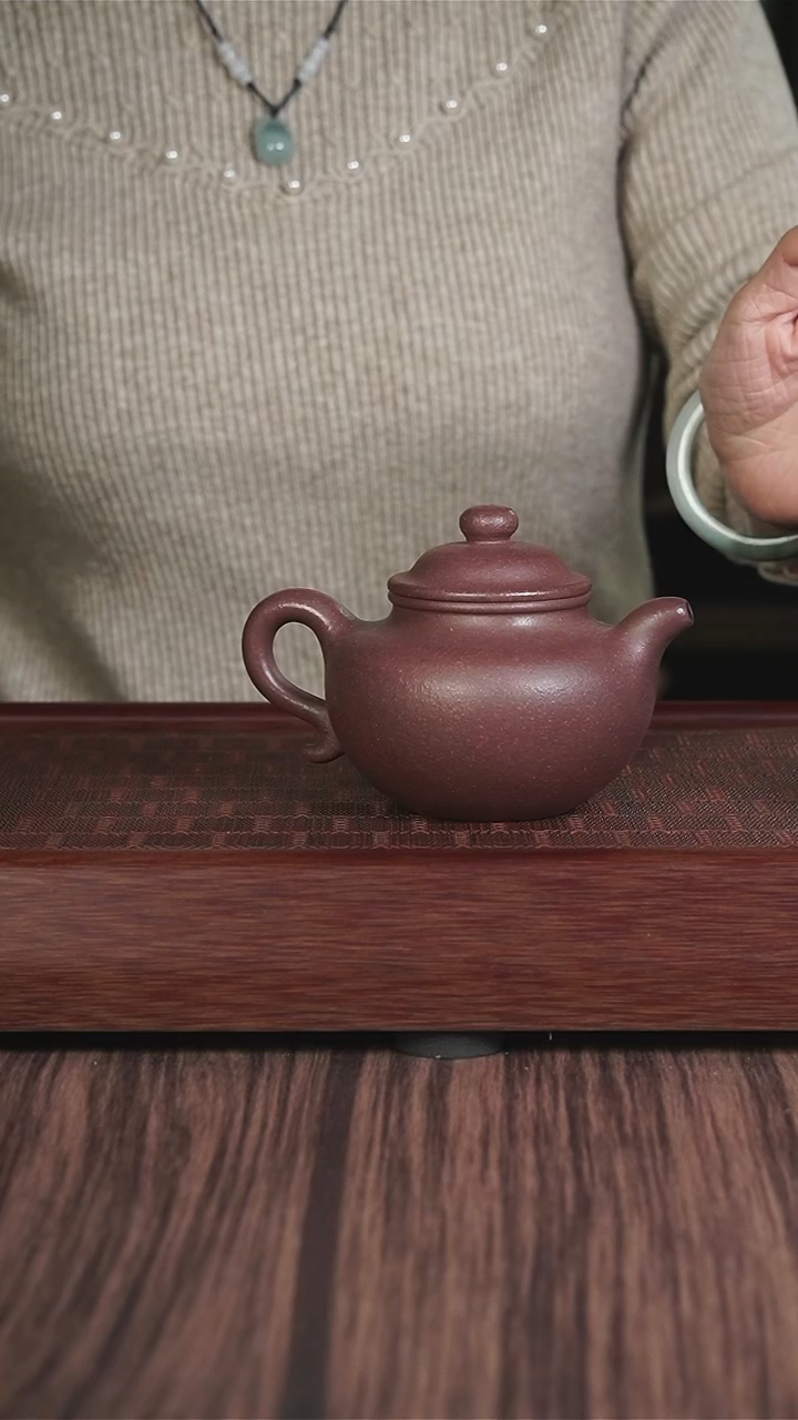 【闪购商品】紫砂茶壶千禧紫泥 莲子