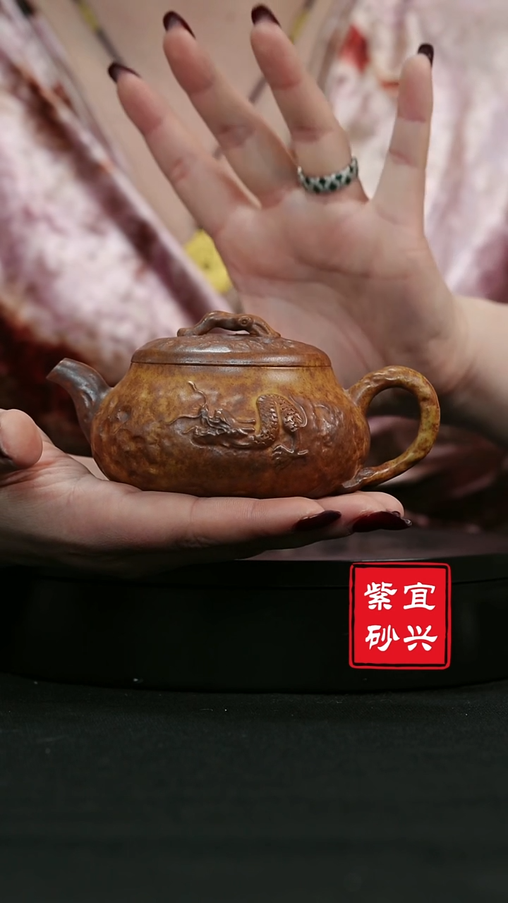 【闪购商品】紫砂茶壶44  供春   龙骨金砂  手工紫砂壶