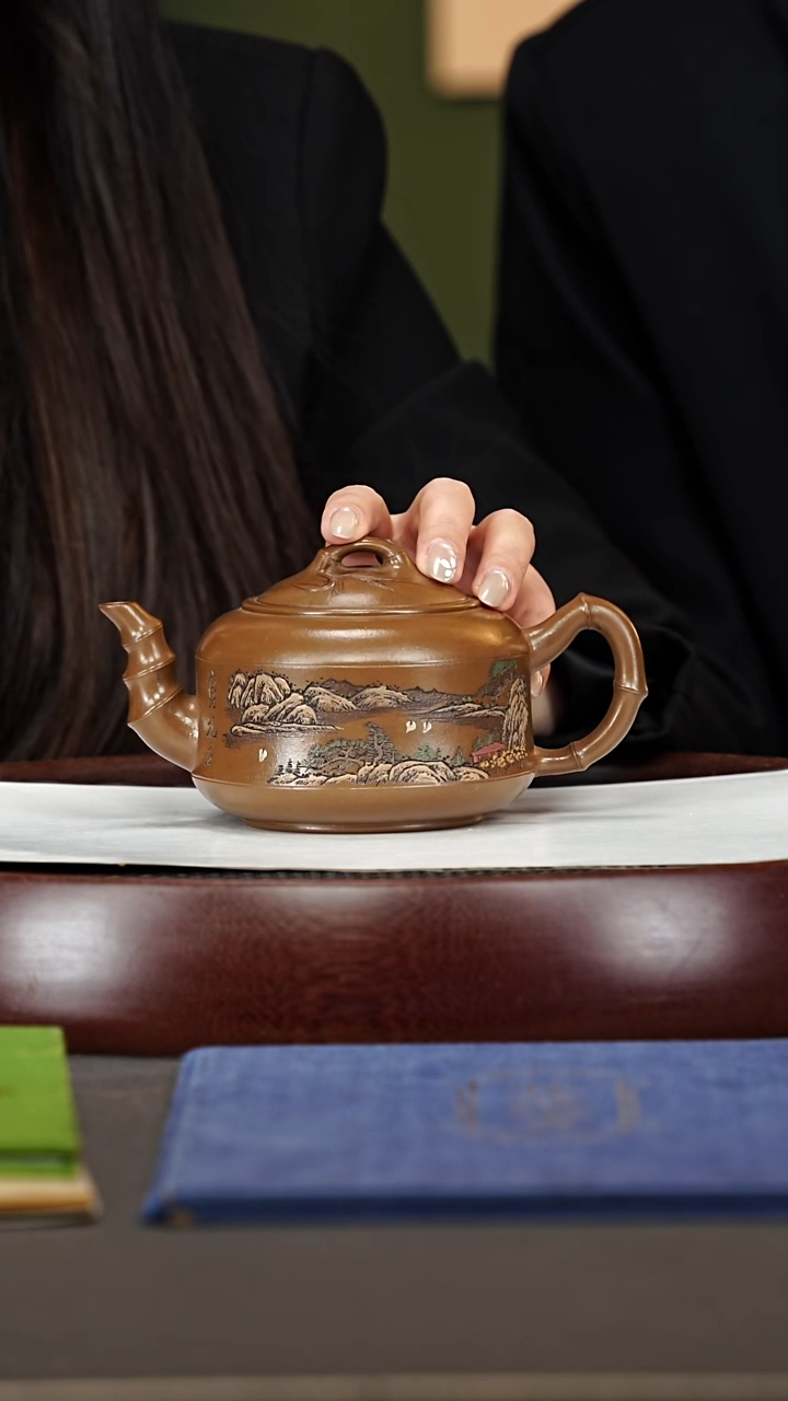 茶壶紫砂79GHR竹鼓 明清老段300cc