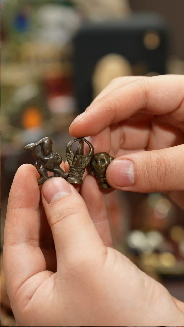 把件柏香籽/百香籽铜铁件配饰福利